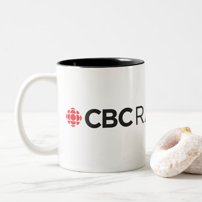 CBC Radio One Two-Tone Coffee Mug (With Donut)