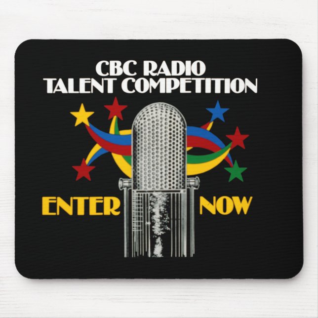 CBC Radio Talent Competition - promo Mouse Pad (Front)