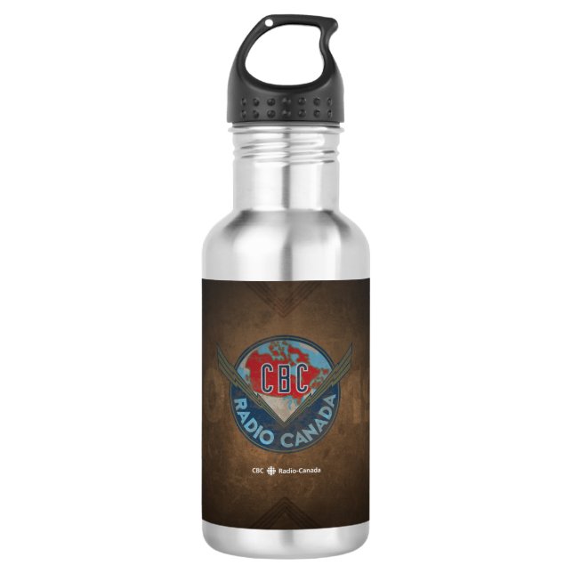 CBC Retro 1940s Logo Water Bottle (Front)