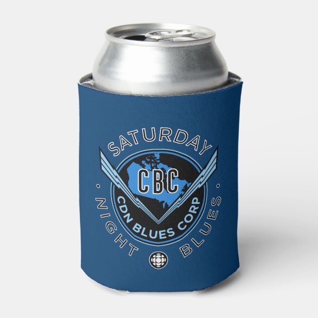 CBC Saturday Night Blues Can Cooler (Can Front)