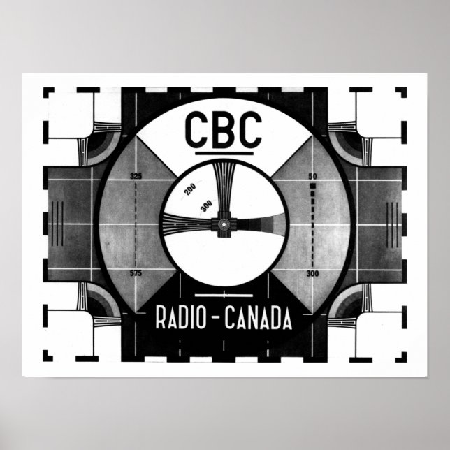 CBC Test Pattern Poster (Front)