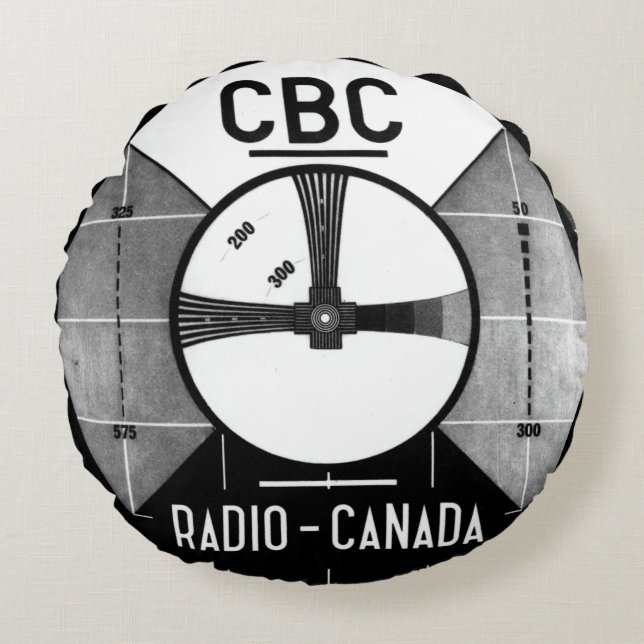 CBC Test Pattern Round Cushion (Front)