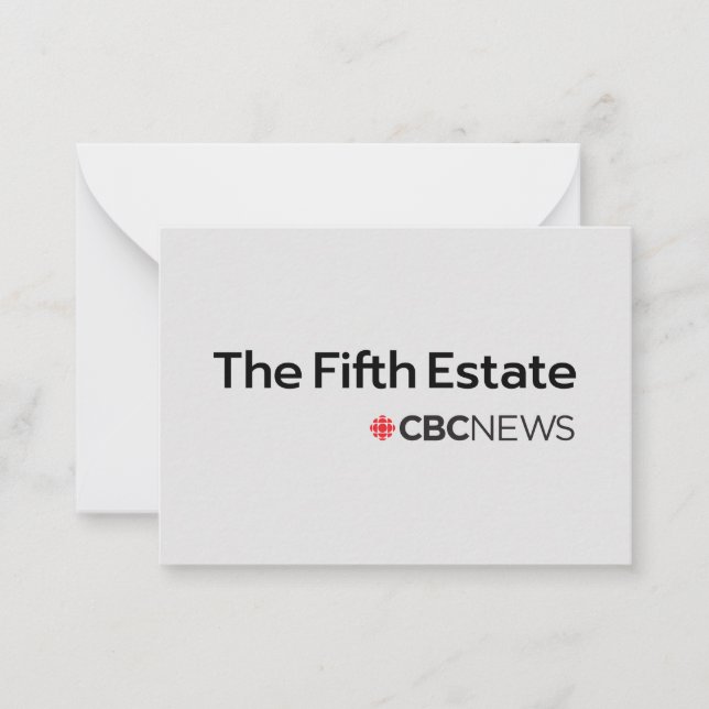 CBC The Fifth Estate Card (Front)