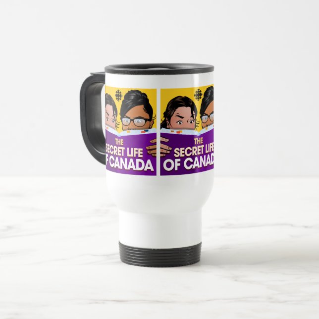CBC The Secret Life of Canada Travel Mug (Front Left)