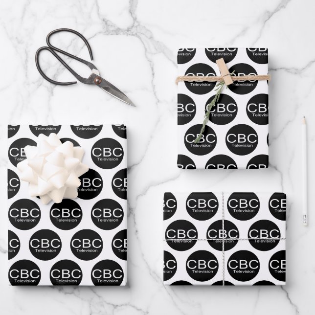 CBC TV Alt Logo Wrapping Paper Sheet (Front)