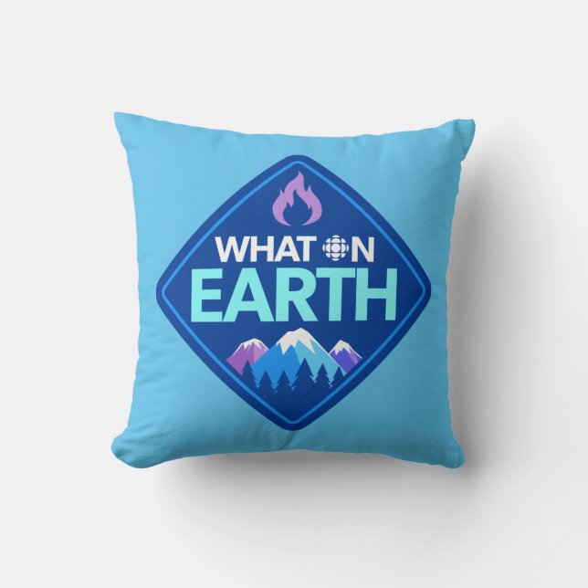 CBC - What On Earth Throw Pillow (Front)