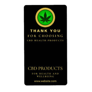 CBD Box Packaging Labels