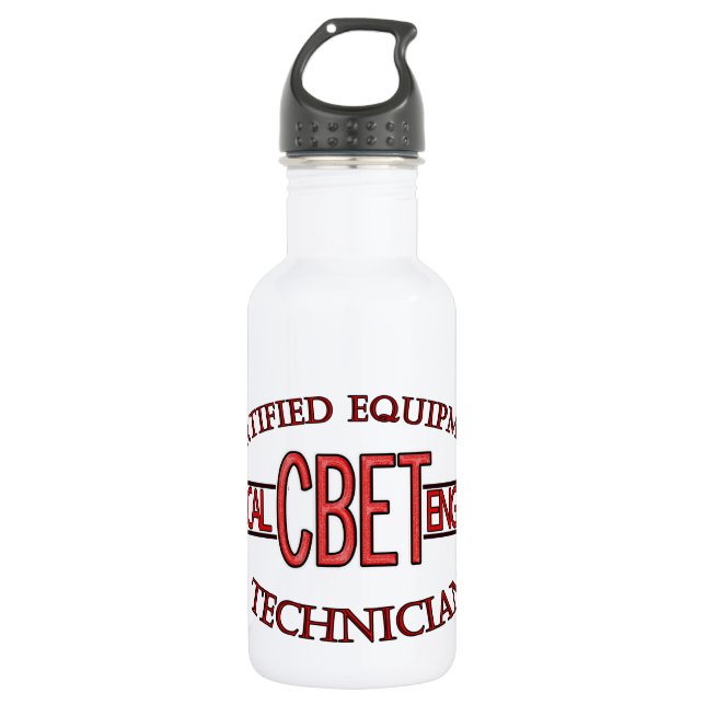 CBET BIOMEDICAL ENGINEERING LOGO  EQUIPMENT TECH 532 ML WATER BOTTLE (Front)
