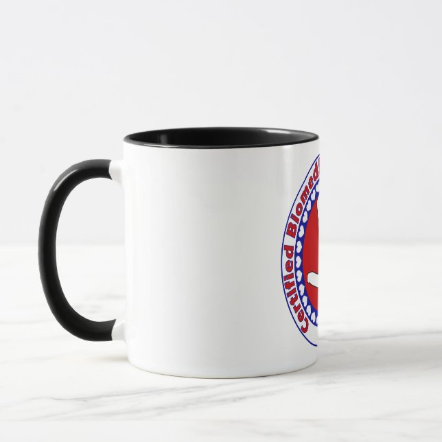 CBET CERTIFIED BIOMEDICAL EQUIPMENT TECHNICIAN MUG (Left)