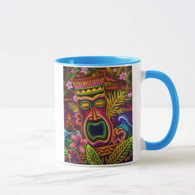 CBjork Tacky Tiki Party Coffee Mug, CBjork, ww... Mug (Right)