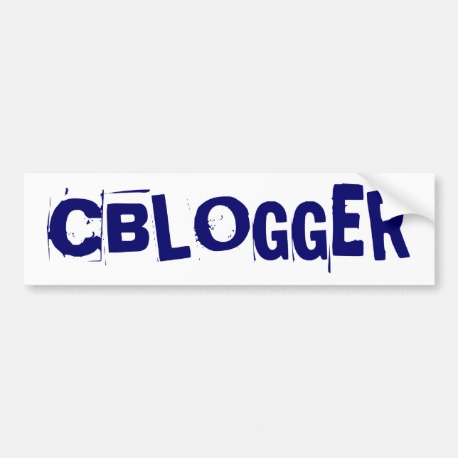 Cblogger Bumper Sticker (Front)
