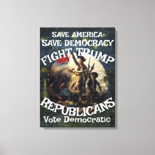 CBP ICE DHS FBI PRICE COST AFFORD RISING INFLATION CANVAS PRINT