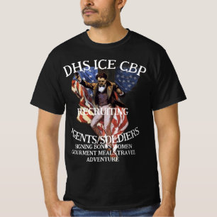 CBP Recruiting Customs Border Patrol Birth Nation T-Shirt