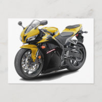 CBR 600 Yellow-Black Bike