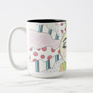 CBS Sunday Morning - peaceful sun Two-Tone Coffee Mug