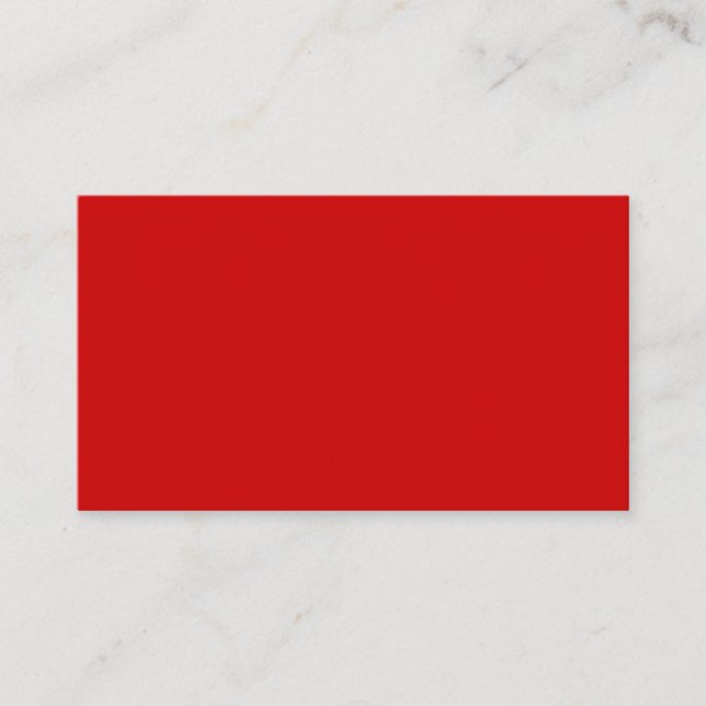 #CC0000 Hex Code Web Colour Dark Red Clay Business Business Card (Front)