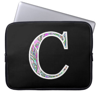 Cc Illuminated Monogram Laptop Sleeve