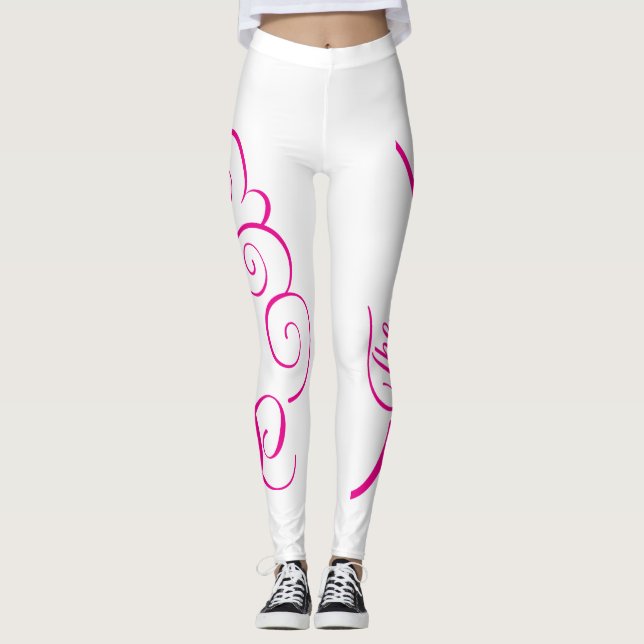 CC leggings - logo and text (Front)