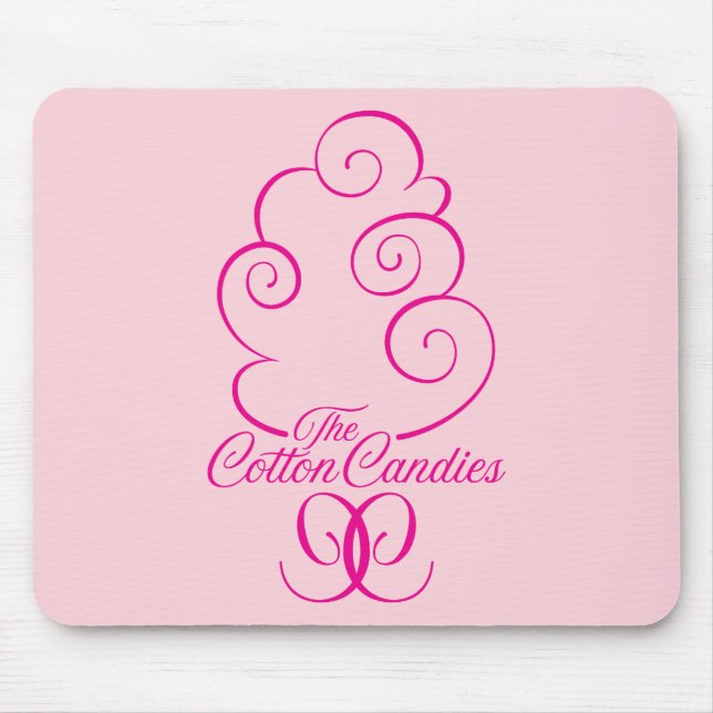 CC Logo Pink on Pink Mouse Pad (Front)