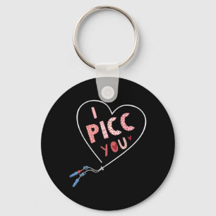 cc Nurse Valentine S Day Cute Vday Heart Vat Team Key Ring