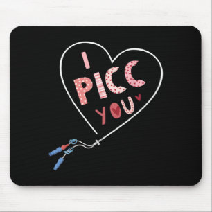 cc Nurse Valentine S Day Cute Vday Heart Vat Team Mouse Pad