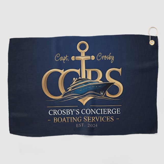 CCBS Merch. Nautical Golf Towel  (Horizontal)