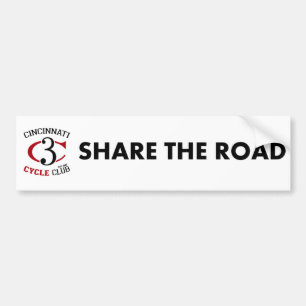 CCC Share the Road Bumper Sticker