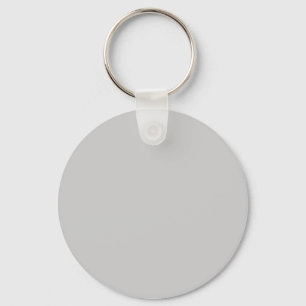 CCCCCC Grey Key Ring