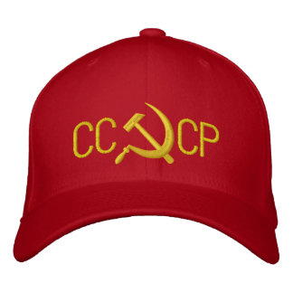 CCCP Серп и Молот Sickle & Hammer  ロシア Embroidered Hat