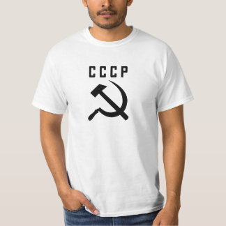 CCCP Black Lettering, LG Hammer & Sickle T-Shirt