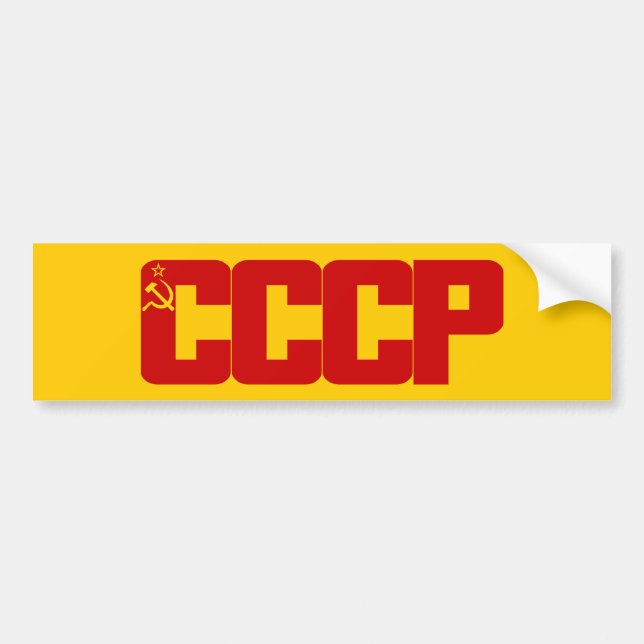 CCCP Bumpersticker Bumper Sticker (Front)