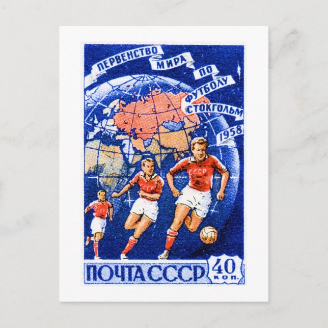 CCCP Football Postcard (Front)