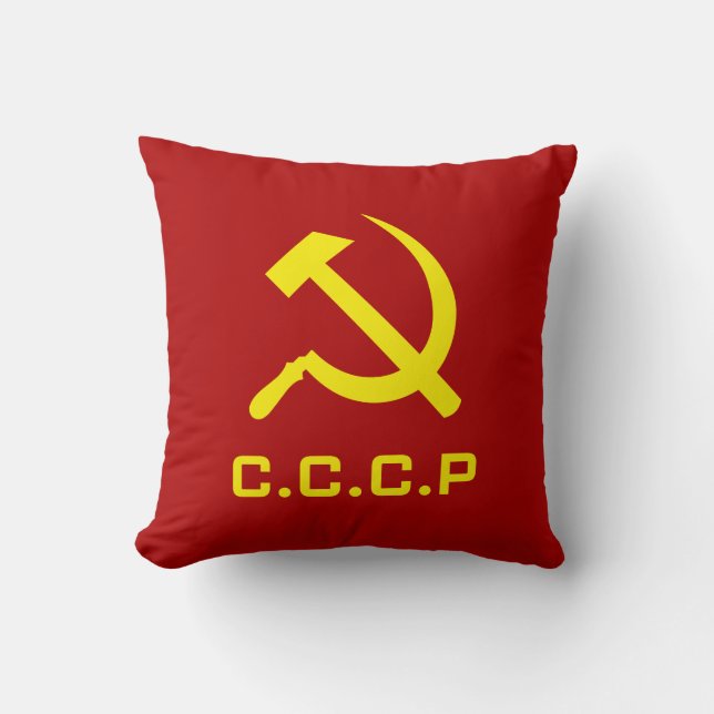 CCCP Hammer and Sickle Pillows (Front)