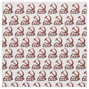 CCCP Hammer & Sickle Fabric