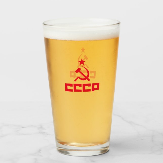CCCP Pint-ski Glass (Front Filled)