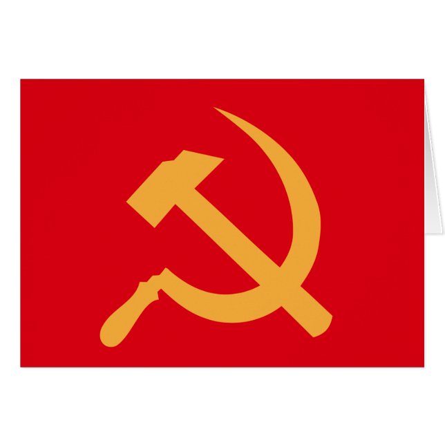 cccp ussr hammer and sickle (Front Horizontal)