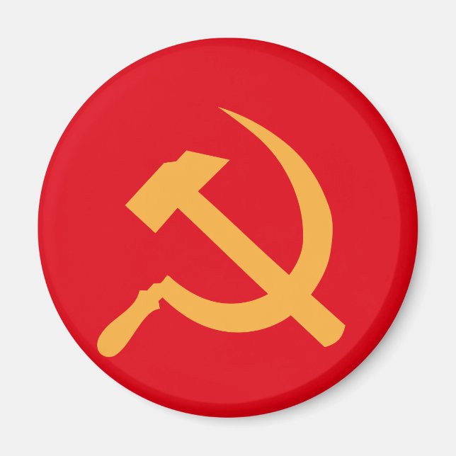 cccp ussr hammer and sickle magnet (Front)
