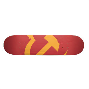 cccp ussr hammer and sickle skateboard