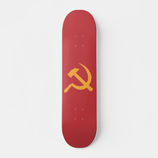 cccp ussr hammer and sickle skateboard (Front)