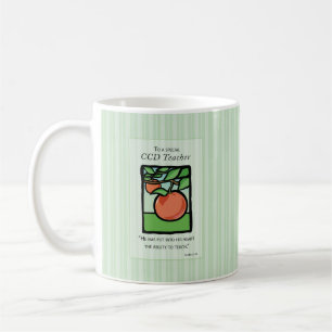 CCD Teacher Thank You Gift Mug, Apple Coffee Mug