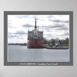 CCGS GRIFFON - Canadian Coast Guard Poster