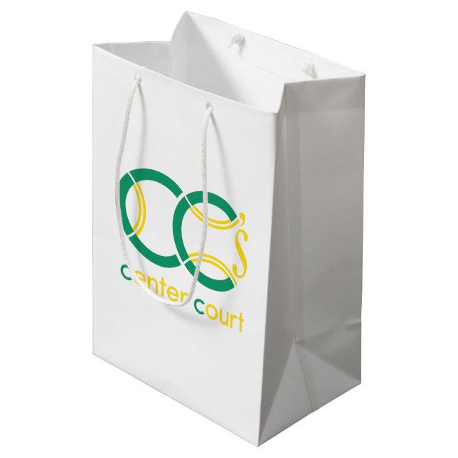 CC's Bat Mitzvah Medium Gift Bag (Front Angled)