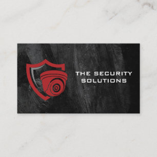 CCTV Security Camera Surveillance Tech Business Card