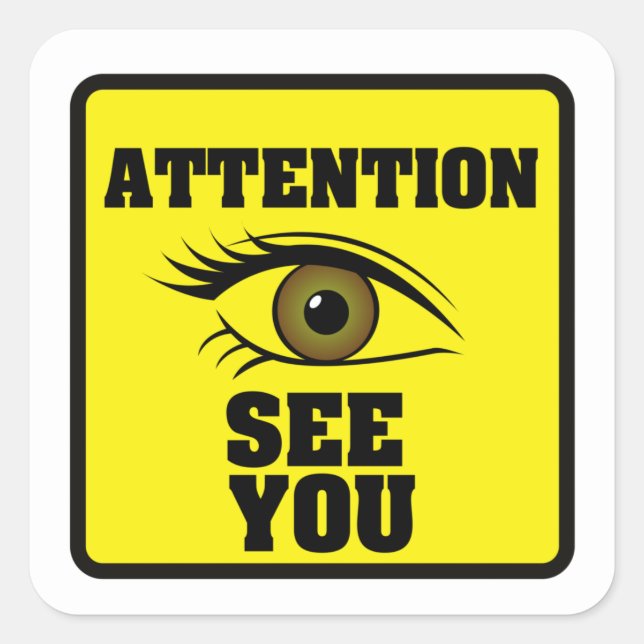 CCTV Symbol NOTICE Vinyl Sticker (Front)