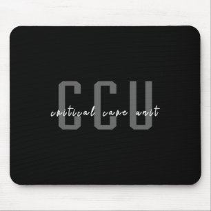 Ccu Critical Care Unit Nurse Mouse Pad