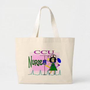 ccu nurse tote bag