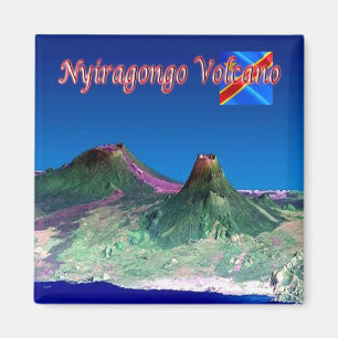 CD-Democratic Republic of the Congo - Nyiragongo Magnet