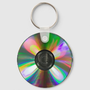 Cd disc Keychain