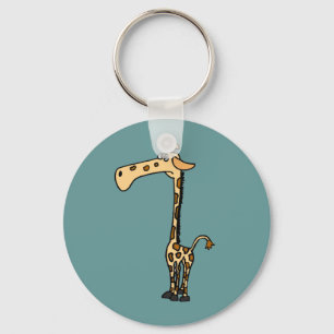 CD- Funny Sad Giraffe Key Ring