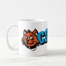 CD Logo Blue cat Mug